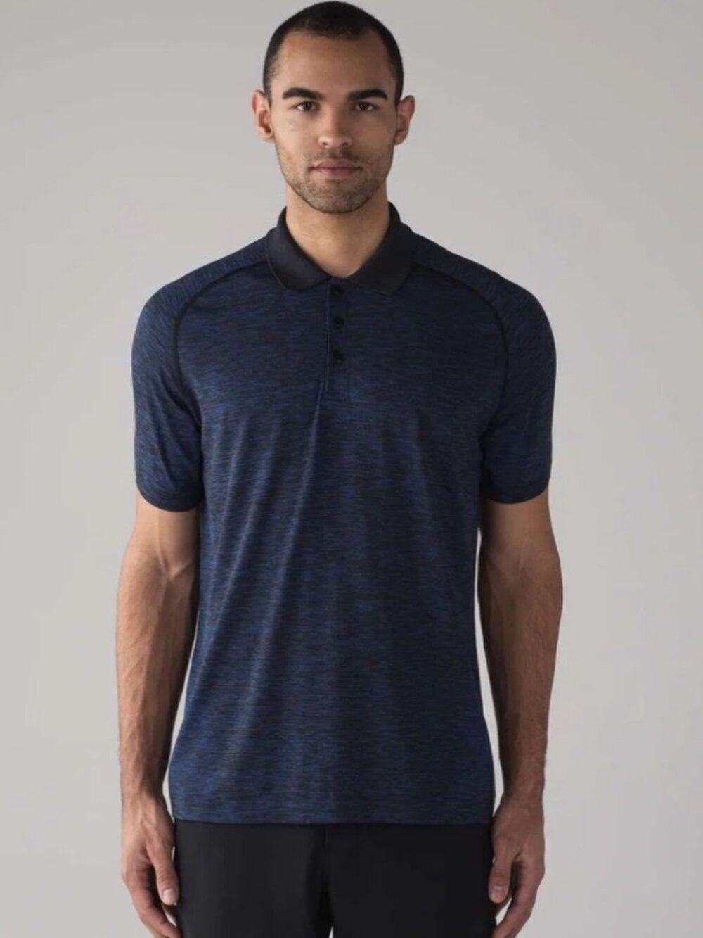Lululemon Metal Vent Tech Dri-fit Polo Navy Large